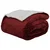 Vidaxl Odeja Bordeaux rdeča 240 x 270 cm Flis