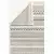 Conceptum Hypnose Tepih Sakura 2207, 120x400 cm, Sivo-beli