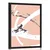 Plakat abstraktne veje - 30x45 white
