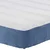 Vidaxl Vzmetnica z vzmetnico Modra 90 x 200 cm blago