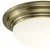 Där Lighting BAR5075 - Plafonsko svetlo za kupatilo BARCLAY 1xE27/60W/230V, prečnik 38 cm, mesing