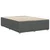vidaXL Posteljni okvir brez vzmetnice temno siv 140x190 cm blago