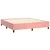 Krevet box spring s madracem LED ružičasti 160x200cm baršunasti