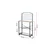 Hanah Home stalak za kafe aparat Forma, 80 cm, crni