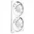 NZXT hladnjak 280 mm F280 ?ednostruki okvir RGB ?ezgro belo PWM, 2.000 obrta?a u minuti, RF-U28Hf-W1