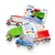 Clever Kids Mozaik Vozila Od Drveta