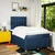 vidaXL vidaXL Box spring postelja z vzmetnico moder 120x200 cm blago, (21306510)