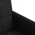 Blagovačke stolice s kotačima 2 pcs Crna 58 x 65 x 94 cm