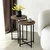 Hanah Home Neta 1 Sto za dnevnu sobu, Braon-Crna