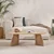 HANAH HOME Sto za dnevnu sobu Melina Sapphire Oak