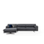Atelier del Sofa Ugaona garnitura Siva