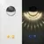 Aigostar - LED solarno zidno svetlo LED/2W/1,2V crna 2700K IP44