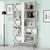 Hanah Home Polica 90x167,3x22cm Krem