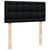 VIDAXL Box spring postelja z vzmetnico črna 100x200 cm blago