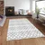Conceptum Hypnose Tepih CG_70, Pravougaoni, 140x220 cm, Sivo-beli