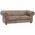 Landscape CHESTERFIELD ZOFA, svetlo rjava tekstil