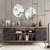 Hanah Home Konzolni sto Lorenz Ayna, 180x78.6x44.8 cm, Orah
