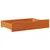 shumee vidaXL Predal za posteljo 2 kosa rjava 80x55x16 cm trdna borovina