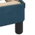 Krevet s madracem Dover plavi 100 x 200 cm baršunasti