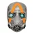 Borderlands replika maske Psiho bandita, 48 x 70 x 34 mm, sa stalkom