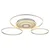 Globo 67824-60 - prigušiva LED plafonska lampa MILES 60W/230V 80,8x99,2 cm srebrna + daljinski upravljač