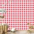 Tapeta Basic Retro Checked Coral and White 50x1000 cm