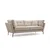 Atelier del Sofa Trosed Mapa 90x84x214cm Krem