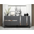 HANAH HOME Komoda Vania Anthracite Silver