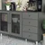 Hanah Home Višenamenska komoda Grano 140, 140 x187 x40 cm, Antracit