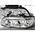 OEM Kristalni farovi Angel Eyes BMW X5 (99-03), Hrom