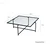Hanah Home Klub sto Sun S409 85x35x85cm Crni
