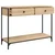 Konzolni stol boja hrasta 100 x 34,5 x 75 cm konstruirano drvo