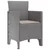 Vrtna stolica 4 pcs Svijetlo siva 53 x 49 x 85 cm Polipropilen