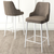 Hanah Home Set barskih stolica Enox, 4 komada, Bež-beli