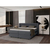 Boxspring Krevet Elodie 160/200 cm , grafitno siva