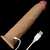 Lovetoy - Dual Layered Silicone Rotator, 23 cm - Rjava