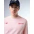 Bershka Majica  roza / češnjevo rdeča