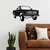 Wallity Zidna dekoracija Chevy K20 Pickup Truck (1976), 60 x 35 cm, Crna