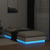 Okvir za krevet s LED svjetlima bijeli 100 x 200 cm