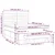 Vidaxl Box spring postelja z vzmetnico temno rjav 140x190 cm blago