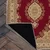 Conceptum Hypnose Tepih Woobtny0113, 100x150cm, Crveni
