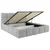 Tapacirani Krevet Cloudy 160/200 cm , srebrna