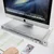 Luwei Postolje za monitor, 50x22x6 cm,, Srebrne boje