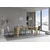 Ityhome Ityhome 90 x 77 konzolna miza rjava, (20847841)