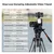 K&F VA3+BV10 Aluminum Alloy Professional Fluid Head Video Tripod – Black