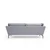 Atelier del Sofa Trosed Mapa 90x84x214cm Sivi