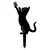 Aberto Design Dekorativna figura Cat 01, 49x24 cm, 1.5 mm