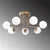 Opviq Luster Daisy 146 AV, Bronzana boja