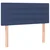 Vidaxl Box spring postelja z vzmetnico moder 120x200 cm blago