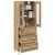 Highboard s ladicama Umjetnički hrast 69,5 x 34 x 180 cm